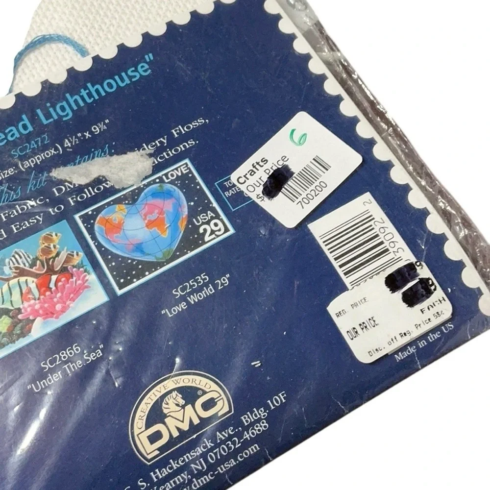DMC Quoddy Head Lighthouse Cross Stitch Kit